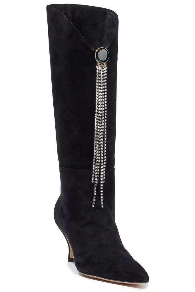 商品Magda Butrym|Czech crystal-embellished suede boots,价格¥3848,第5张图片详细描述