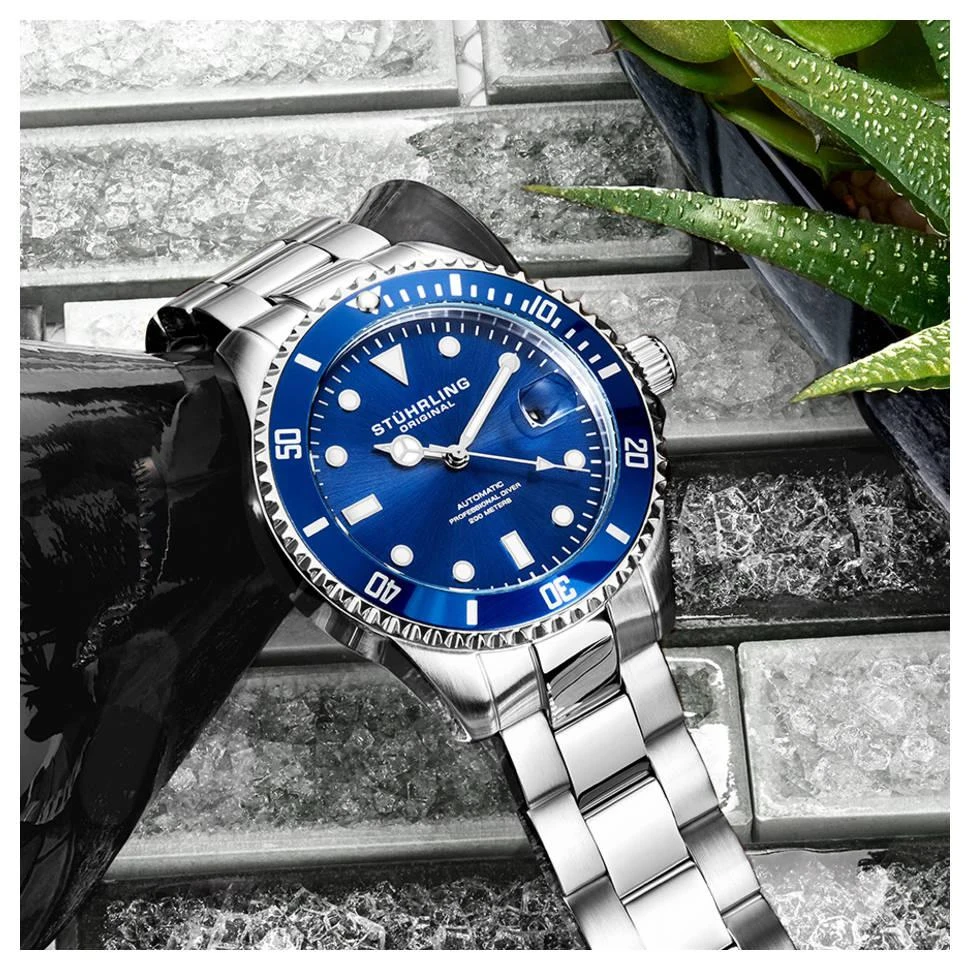 商品Stuhrling|Stuhrling Aquadiver Men's Automatic Watch,价格¥1468,第2张图片详细描述