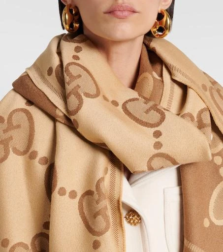 商品Gucci|GG wool jacquard scarf,价格¥3731,第3张图片详细描述