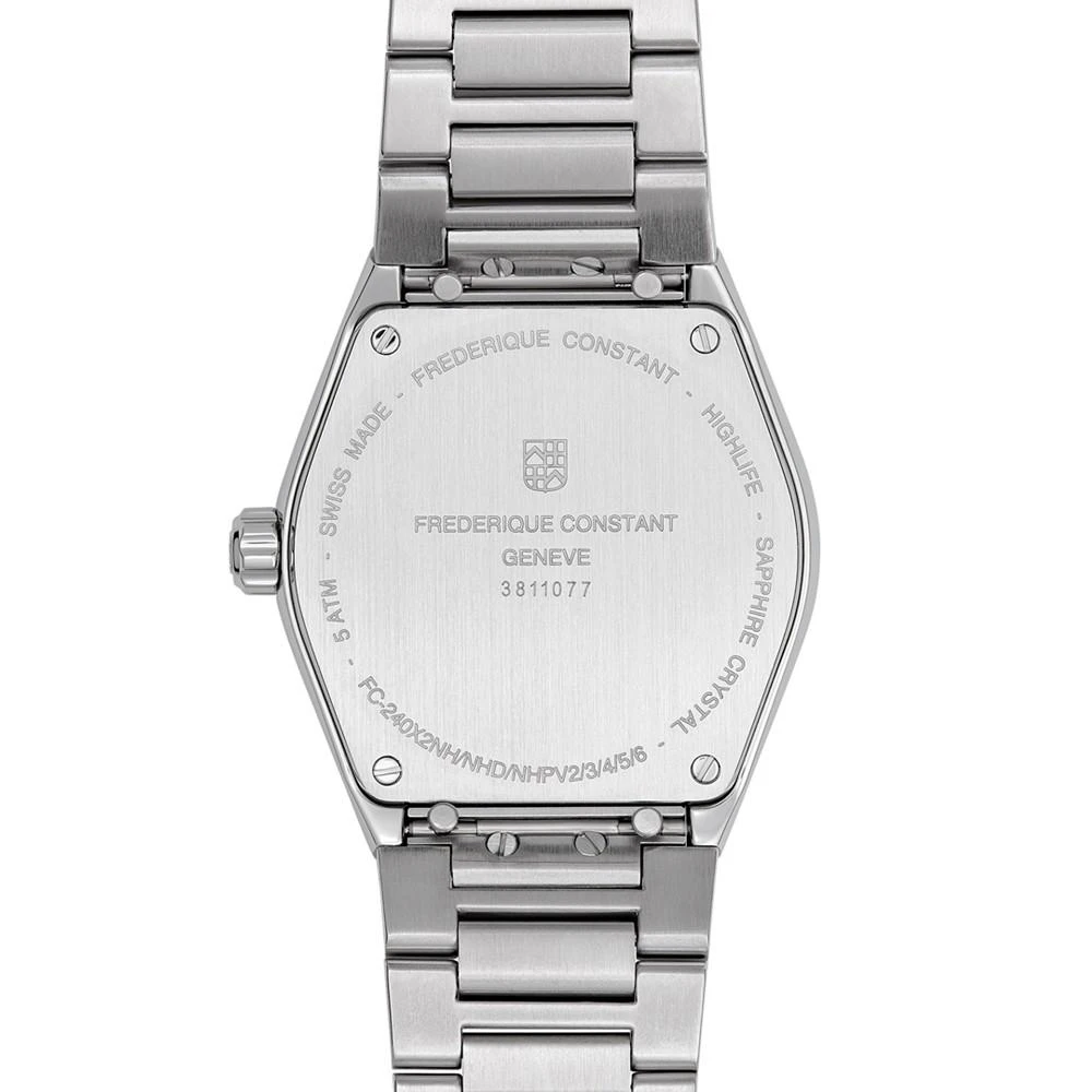 商品Frederique Constant|Women's Swiss Highlife Diamond (1/20 ct. t.w.) Stainless Steel Bracelet Watch 31mm,价格¥11945,第3张图片详细描述