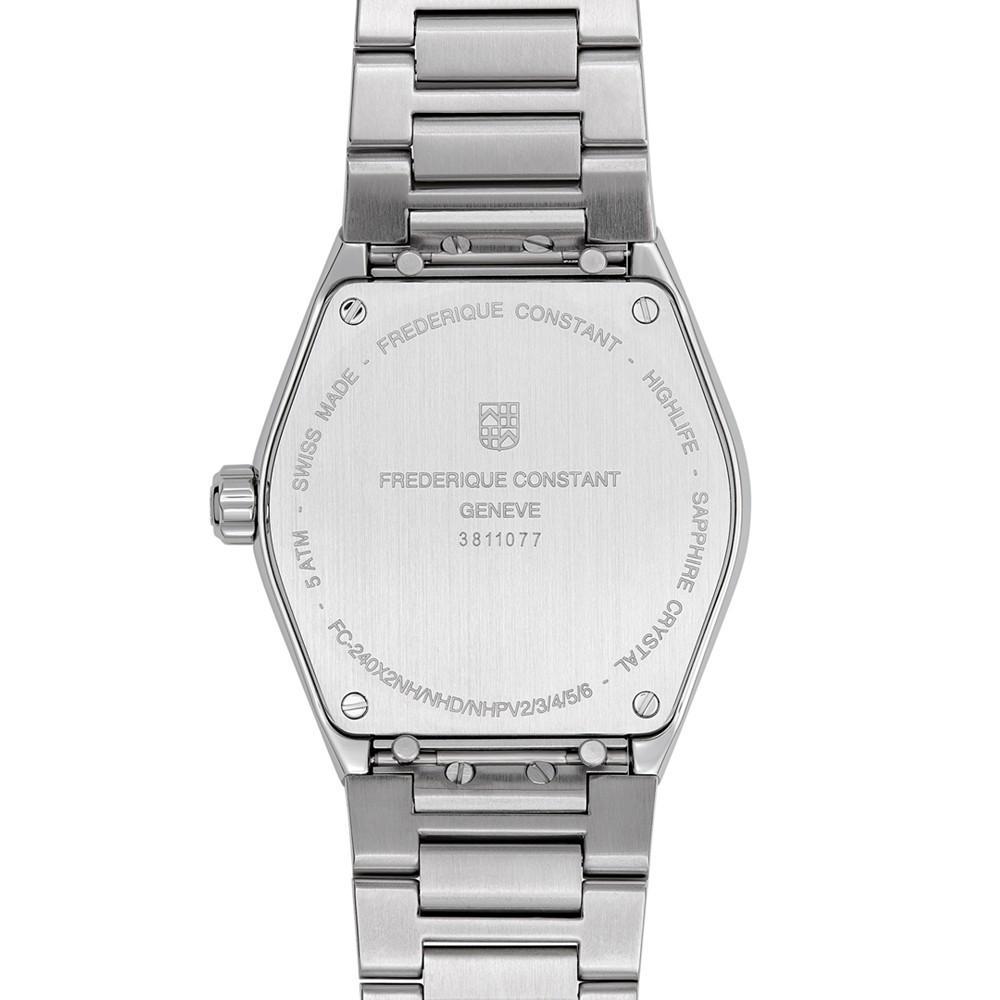 商品Frederique Constant|Women's Swiss Highlife Diamond (1/20 ct. t.w.) Stainless Steel Bracelet Watch 31mm,价格¥11567,第5张图片详细描述