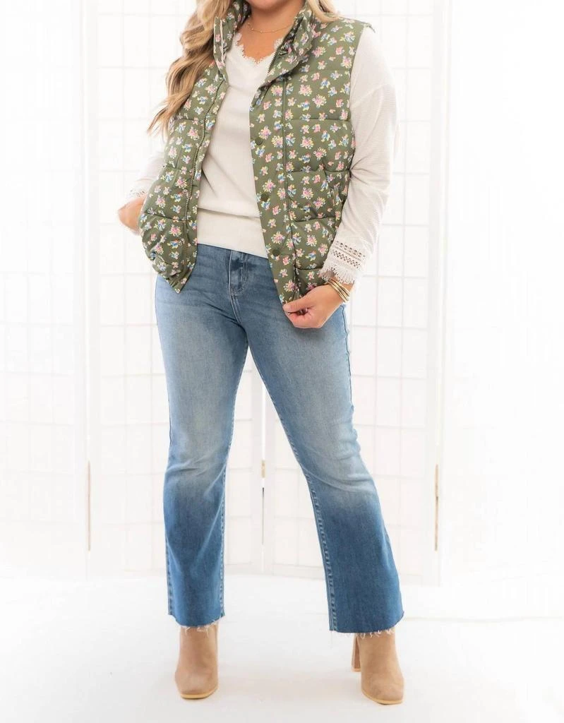 商品TCEC|Tcec - Floral Puffer Vest,价格¥457,第5张图片详细描述