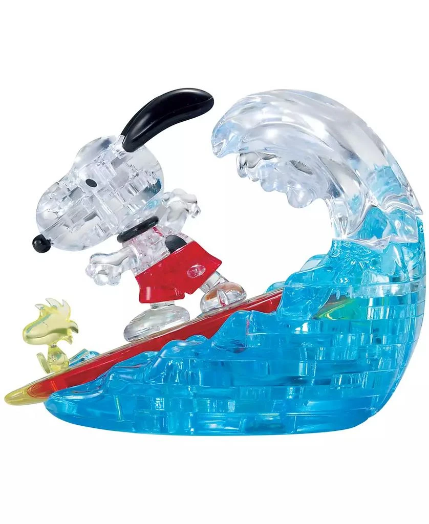 商品BePuzzled|3D Crystal Puzzle - Peanuts Snoopy Surf - 41 Piece,价格¥128,第2张图片详细描述