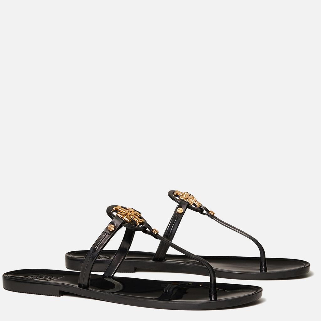 Tory Burch Women's Mini Miller Jellie Toe Post Sandals - Perfect Black商品第2张图片规格展示