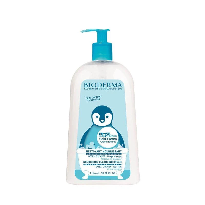 商品Bioderma|欧洲直邮BIODERMA贝德玛婴幼儿童净研沐浴露1000ml面部身体都可用,价格¥290,第1张图片