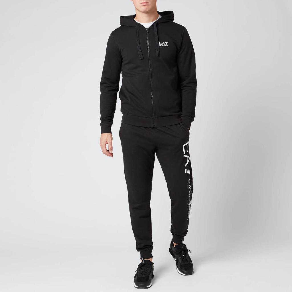 Emporio Armani EA7 Men's Zipped Hoodie - Black商品第3张图片规格展示