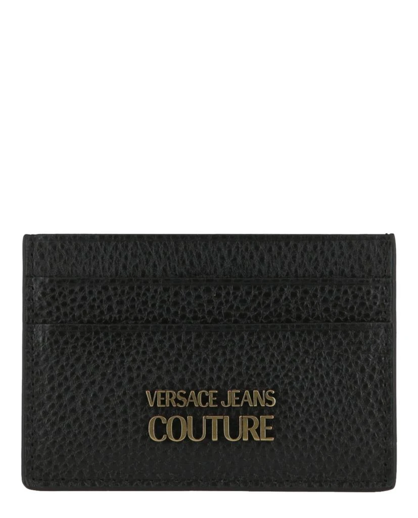 商品Versace|Grained Logo Card Holder,价格¥525,第1张图片