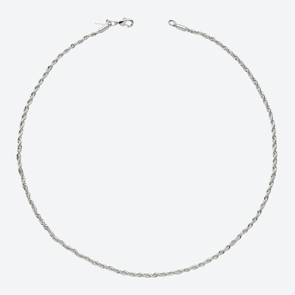 Crystal Haze Women's Rope Chain - 50cm - Silver商品第1张图片规格展示