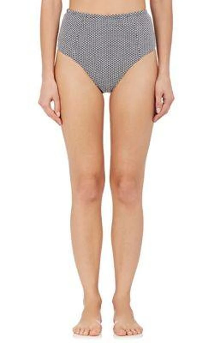 商品Onia|Leah Jacquard High-Waist Bikini Bottom,价格¥363,第1张图片
