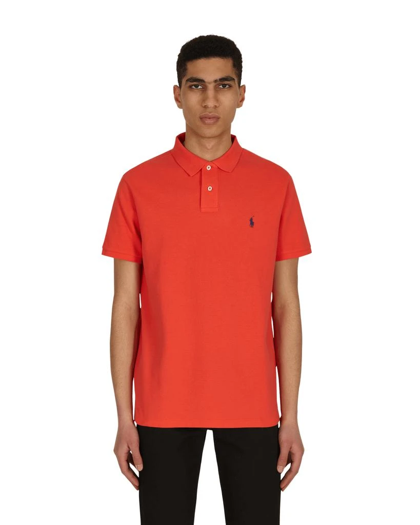 商品Ralph Lauren|Custom Slim Fit Polo Shirt Red,价格¥315,第1张图片