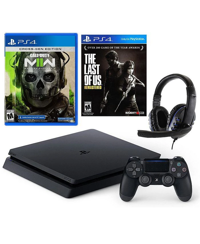 商品SONY|PlayStation 4 Slim 1TB Call of Duty: Modern Warfare II Core Bundle with The Last of Us Remastered Game and Wired Headset,价格¥4789,第1张图片