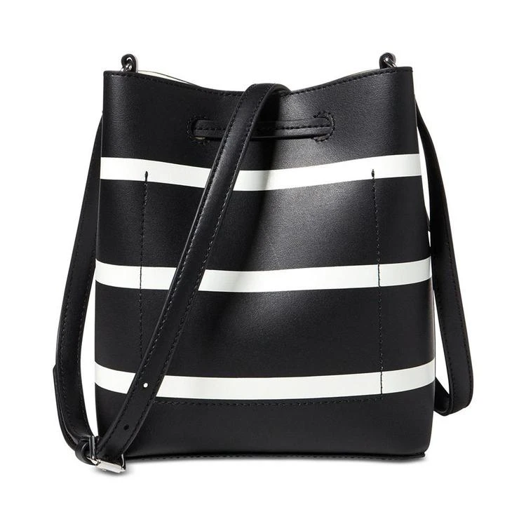 商品Ralph Lauren|Debby II 条纹迷你水桶包,价格¥466,第4张图片详细描述