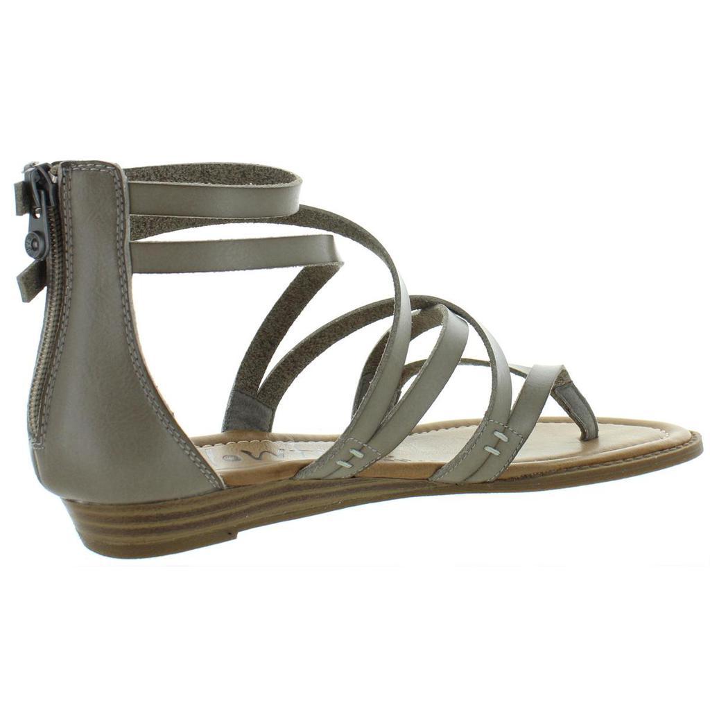 商品Blowfish|Blowfish Womens Faux Leather Gladiator Wedge Sandals,价格¥236,第7张图片详细描述