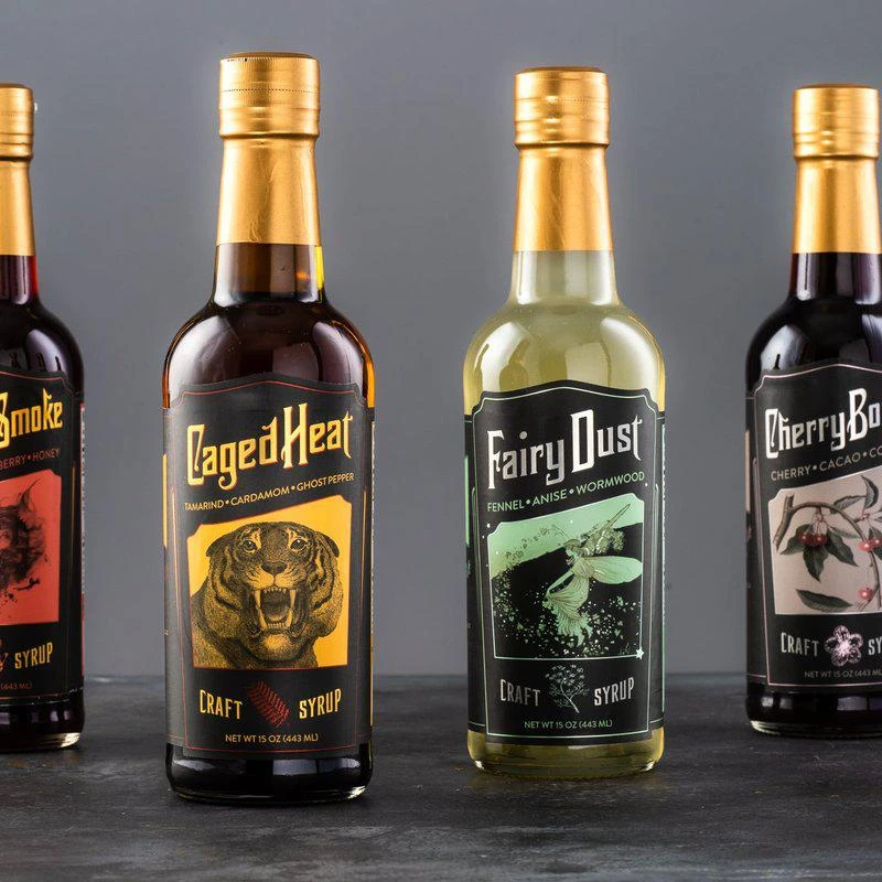 商品Absinthia's Bottled Spirits|12 Pack Case Craft Mixers CAGED HEAT,价格¥1804,第2张图片详细描述