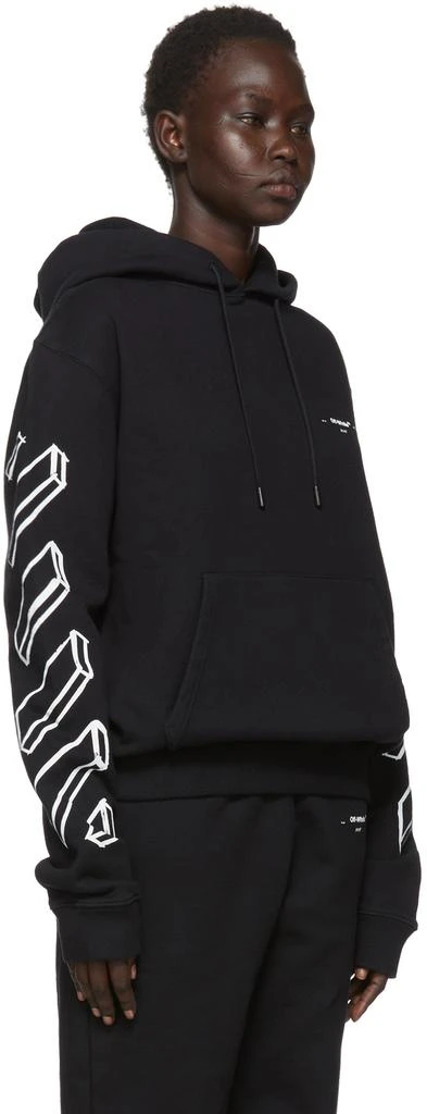 商品Off-White|Black Diagonal Arrows Logo Hoodie,价格¥1899,第2张图片详细描述