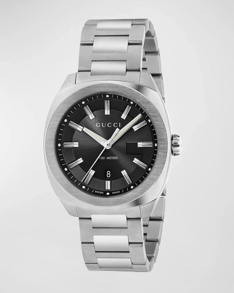 商品Gucci|Men's GG2570 41mm Stainless Steel Bracelet Watch,价格¥12229,第1张图片