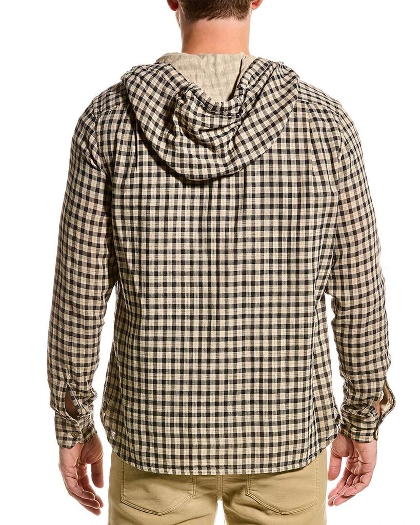 商品Vince|Vince Desert Side Plaid Hooded Shirt,价格¥805,第2张图片详细描述