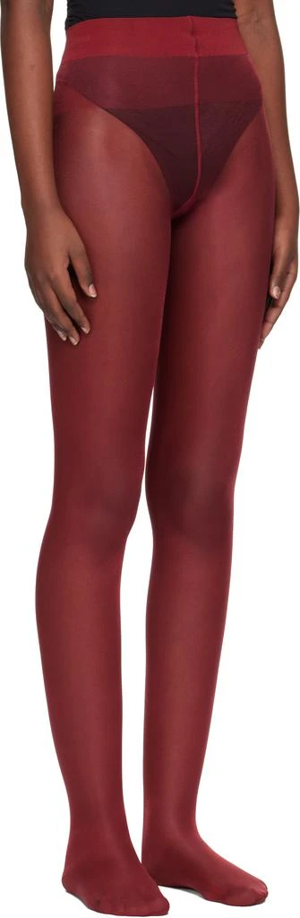 商品Wolford|Burgundy Satin Touch 20 Tights,价格¥327,第2张图片详细描述