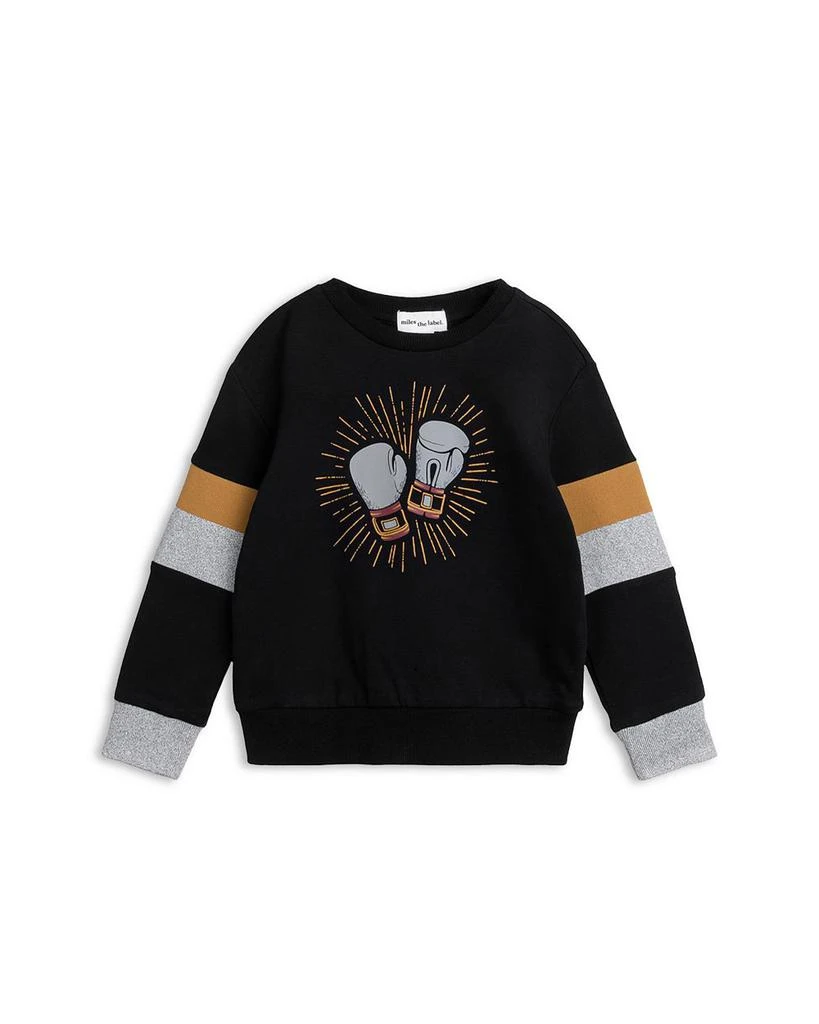 商品Miles The Label|Boys' Boxing Gloves Graphic Sweatshirt - Little Kid,价格¥180,第1张图片详细描述