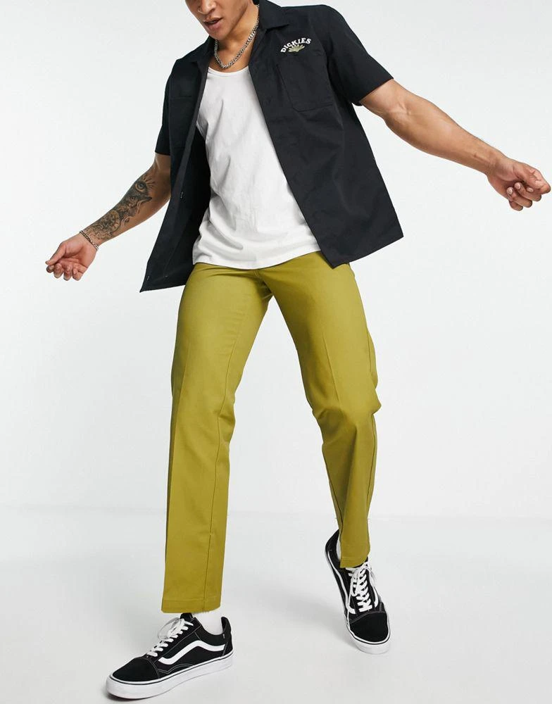 商品DICKIES|Dickies 874 work trousers in green straight fit - MGREEN,价格¥397,第1张图片