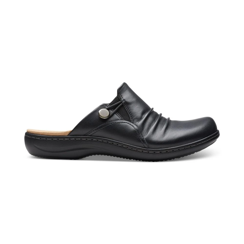 商品Clarks|Women's Laurieann Bay Slip-On Ruched Slide Flats,价格¥404,第2张图片详细描述