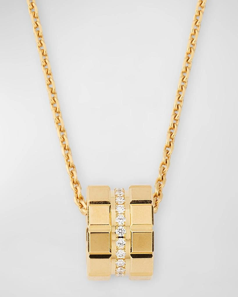 商品Chopard|Ice Cube 18K Yellow Gold Diamond Pendant Necklace,价格¥31795,第1张图片