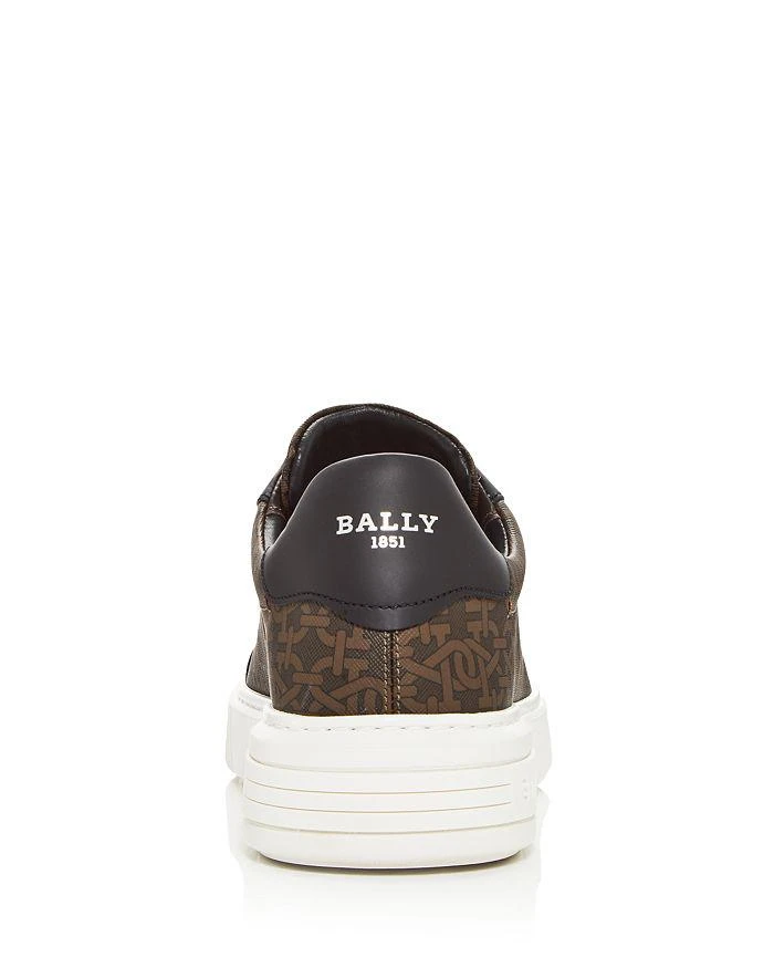 商品Bally|Men's Miky Logo Print Low Top Sneakers,价格¥1798,第3张图片详细描述