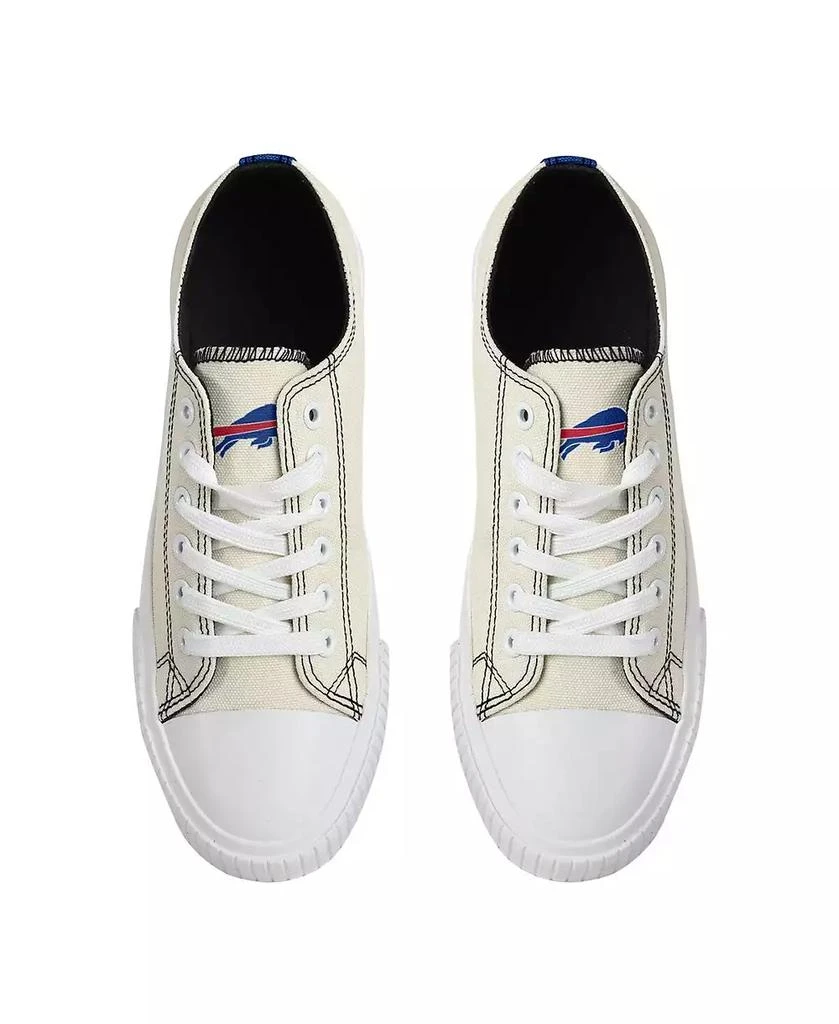 商品FOCO|Women's Cream Buffalo Bills Low Top Canvas Shoes,价格¥448,第3张图片详细描述