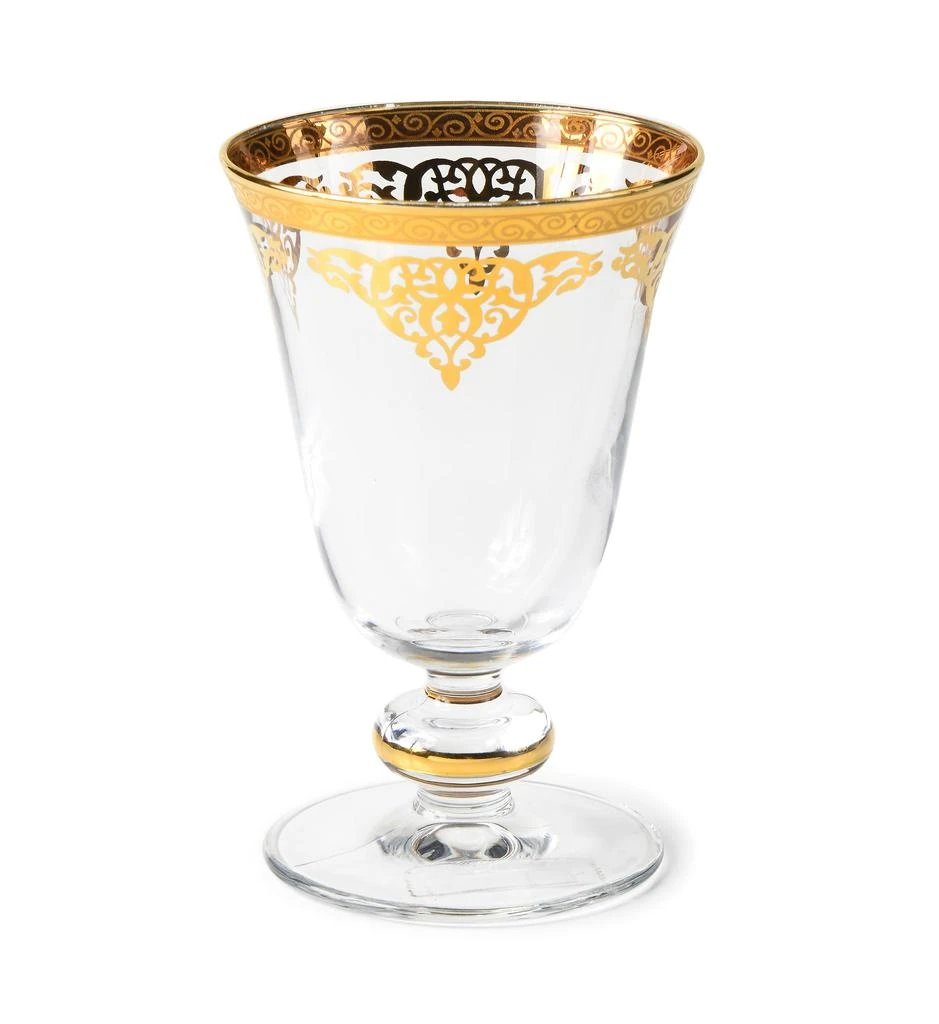商品Classic Touch Decor|Short Stem Glasses with Gold Design, Set of 6,价格¥1018,第1张图片