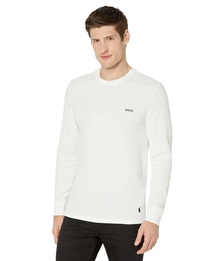 商品Ralph Lauren|Waffle Long Sleeve Crew,价格¥294,第1张图片