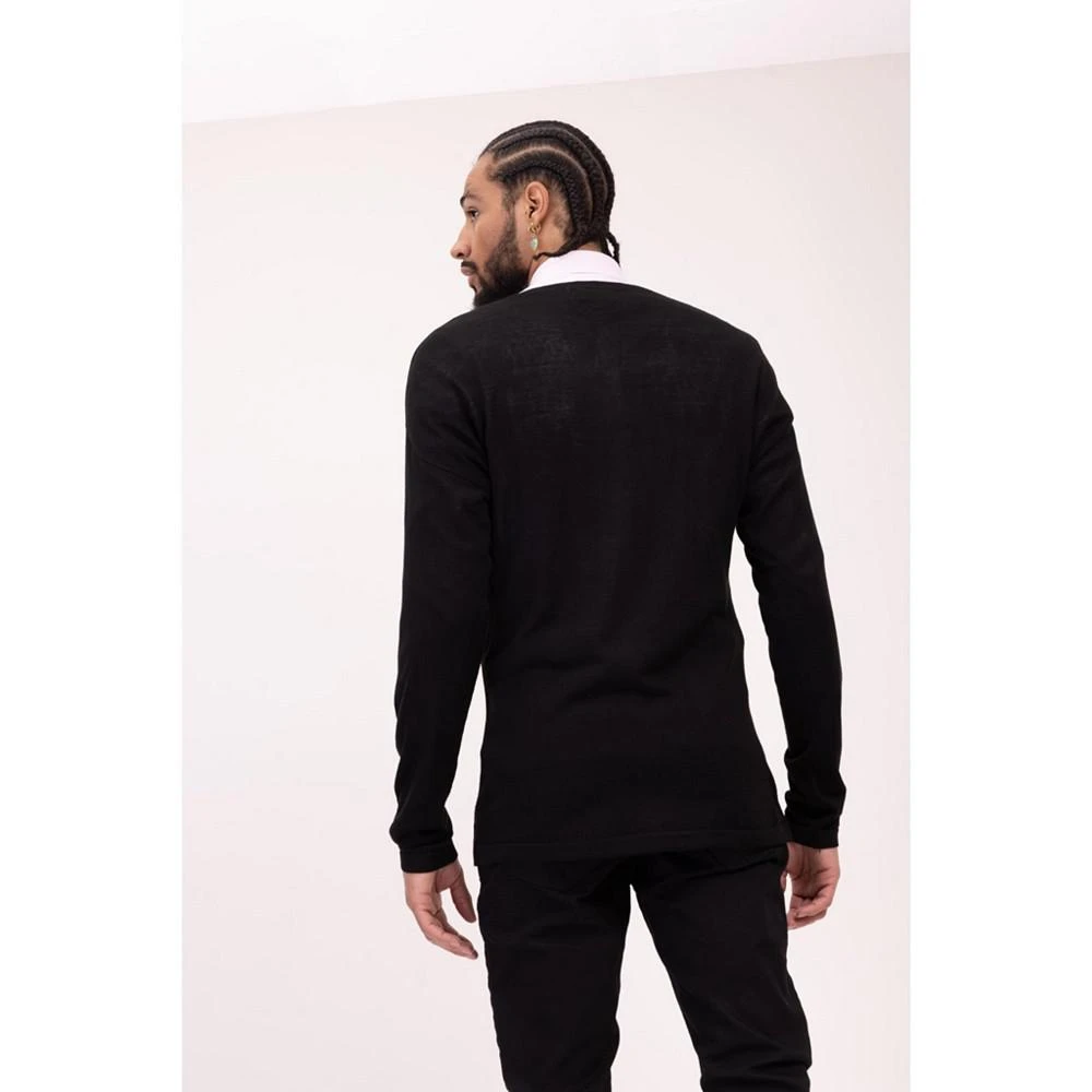 商品RON TOMSON|Men's Modern Lightweight Knit Shacket Sweater,价格¥1447,第2张图片详细描述