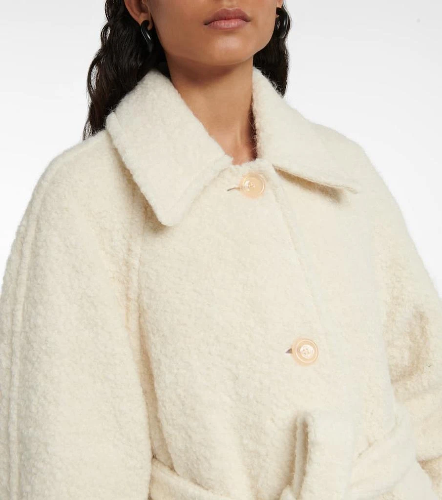 商品Acne Studios|Alpaca wool-blend belted coat,价格¥9681,第4张图片详细描述