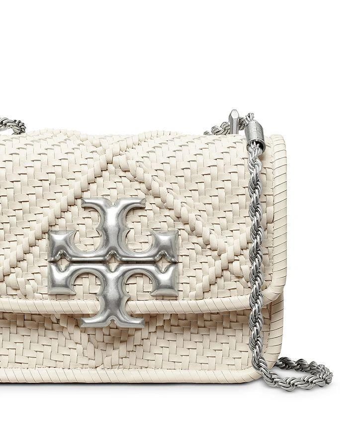 商品Tory Burch|Eleanor Woven Leather Small Convertible Shoulder Bag,价格¥4441,第5张图片详细描述