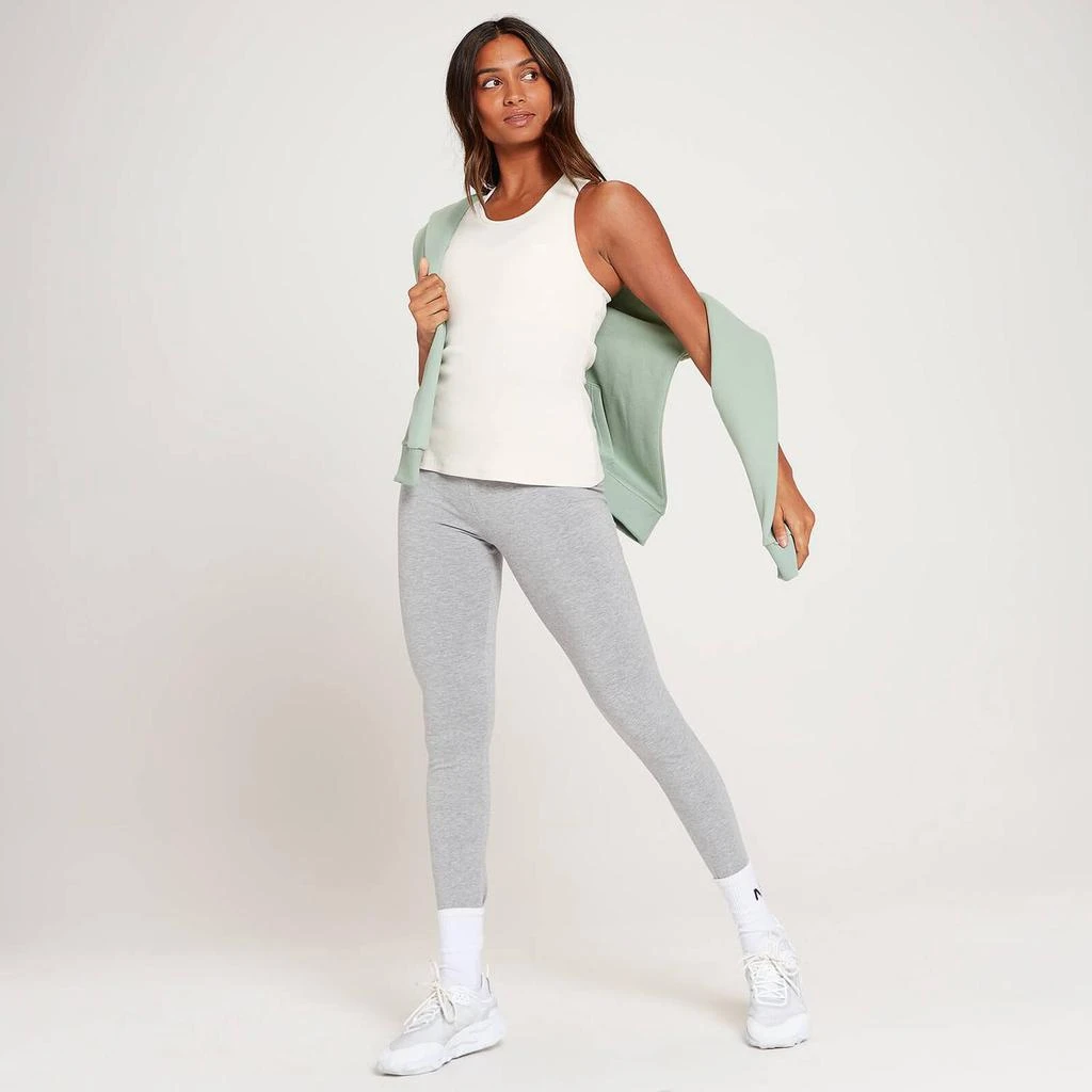 商品Myprotein|MP Women's Rest Day Rib Vest - Ecru,价格¥59,第2张图片详细描述