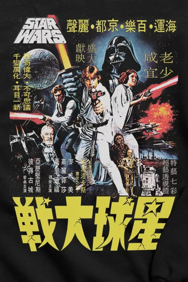 商品Urban Outfitters|Star Wars Retro Japanese Crew Neck Sweatshirt,价格¥459,第2张图片详细描述