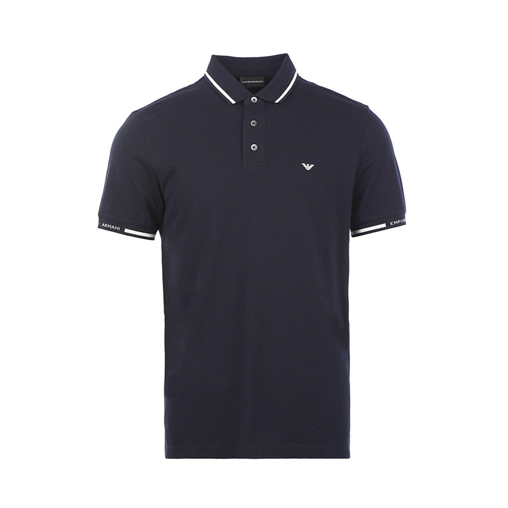 商品Emporio Armani|EMPORIO ARMANI 男深蓝短袖T恤 3L1FAE-1JPTZ-09D3,价格¥738,第1张图片