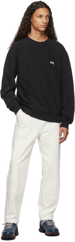 商品STUSSY|Black Overdyed Stock Logo Sweatshirt,价格¥804,第6张图片详细描述