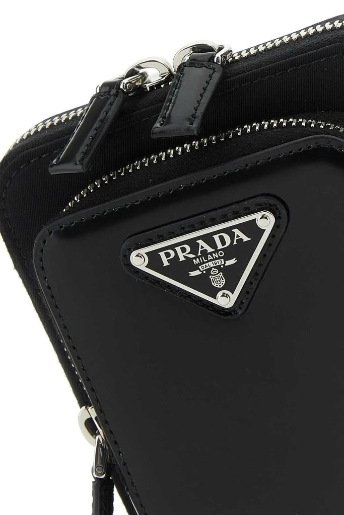 商品Prada|Prada Triangle-Logo Zipped Phone Case,价格¥7546,第4张图片详细描述