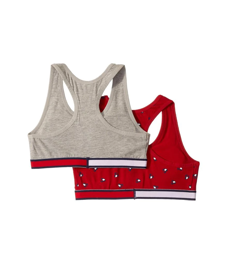 商品Tommy Hilfiger|2-Pack Heart Flag Crop Bra (Little Kids/Big Kids),价格¥147,第2张图片详细描述