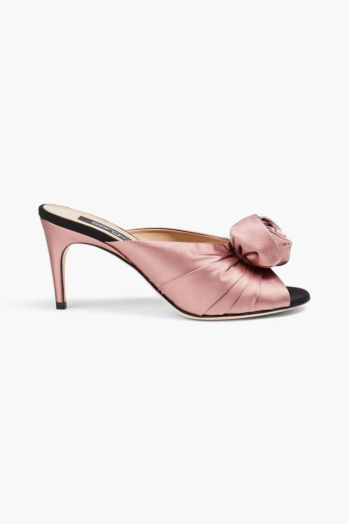 商品Sergio Rossi|Embellished satin mules,价格¥1527,第1张图片