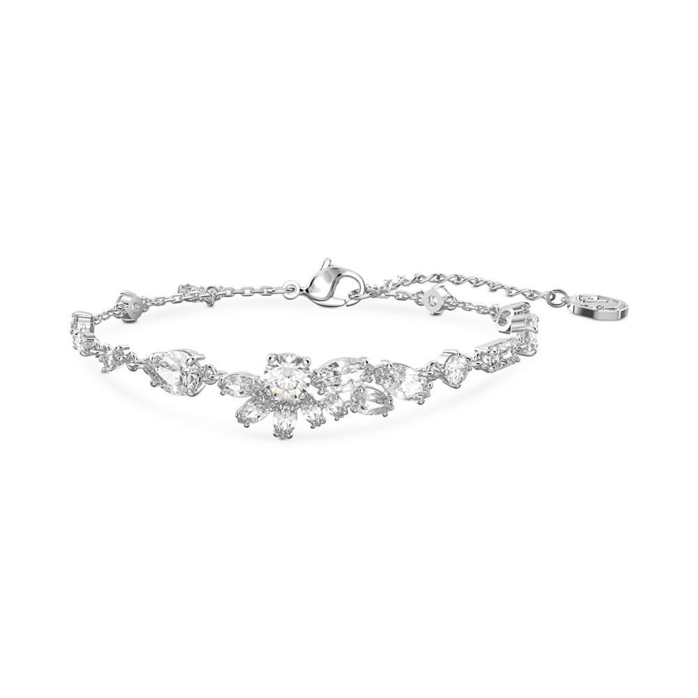 商品Swarovski|Silver-Tone Gema Crystal Dangling Bracelet,价格¥1365,第1张图片