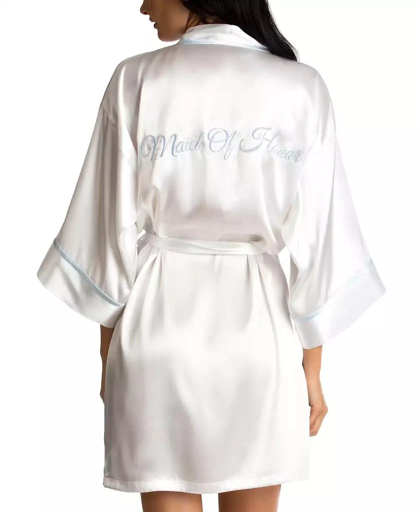 商品Linea Donatella|Maid Of Honor Satin Wrap Robe,价格¥152,第2张图片详细描述