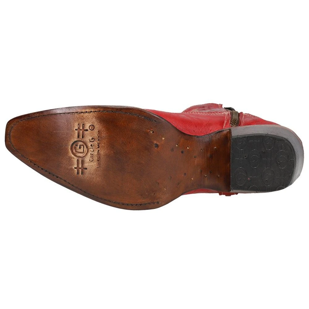 商品Corral Boots|Embroidered Snip Toe Cowboy Booties,价格¥1042,第5张图片详细描述