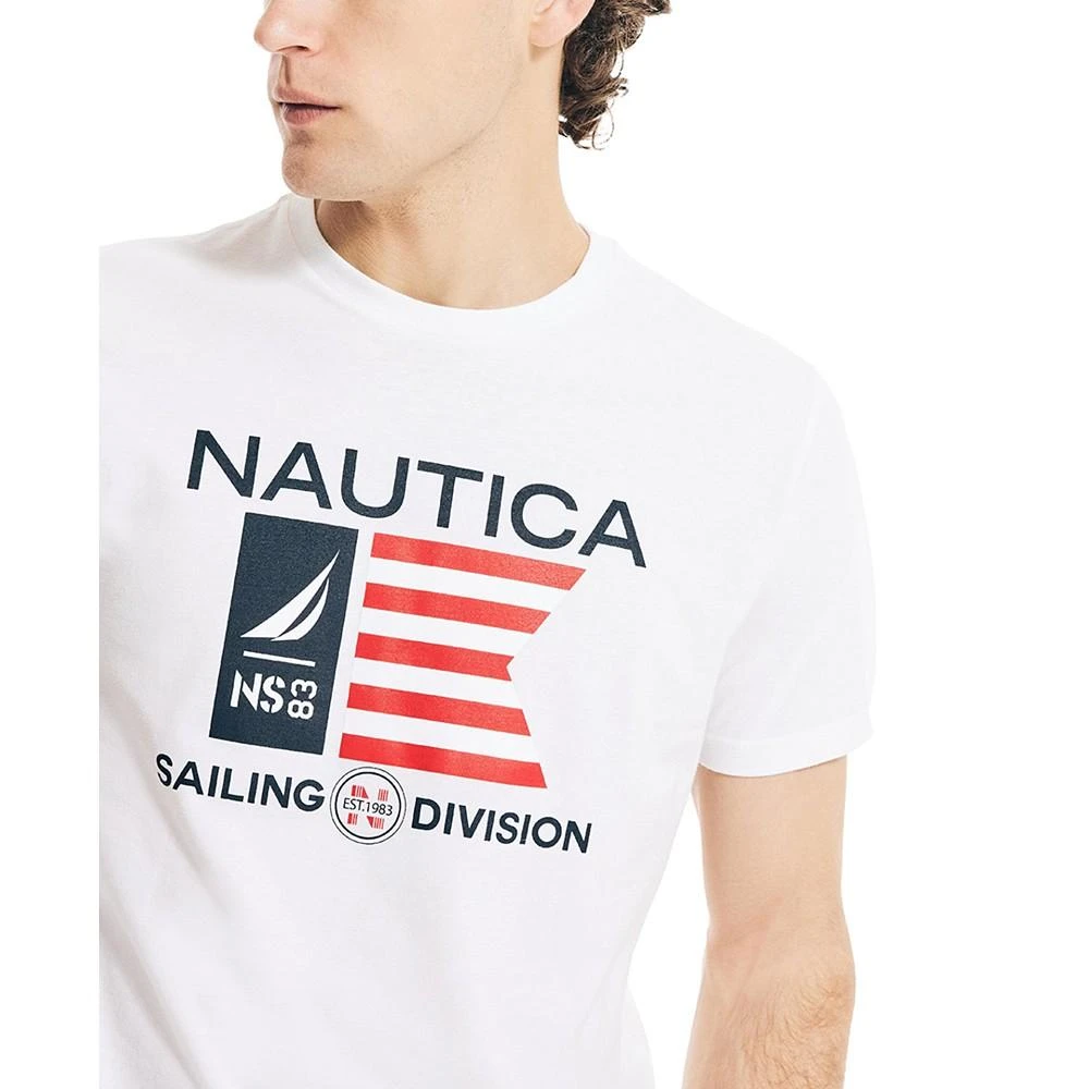 商品Nautica|Men's Sustainably Crafted Sailing Division Graphic T-Shirt,价格¥57,第3张图片详细描述