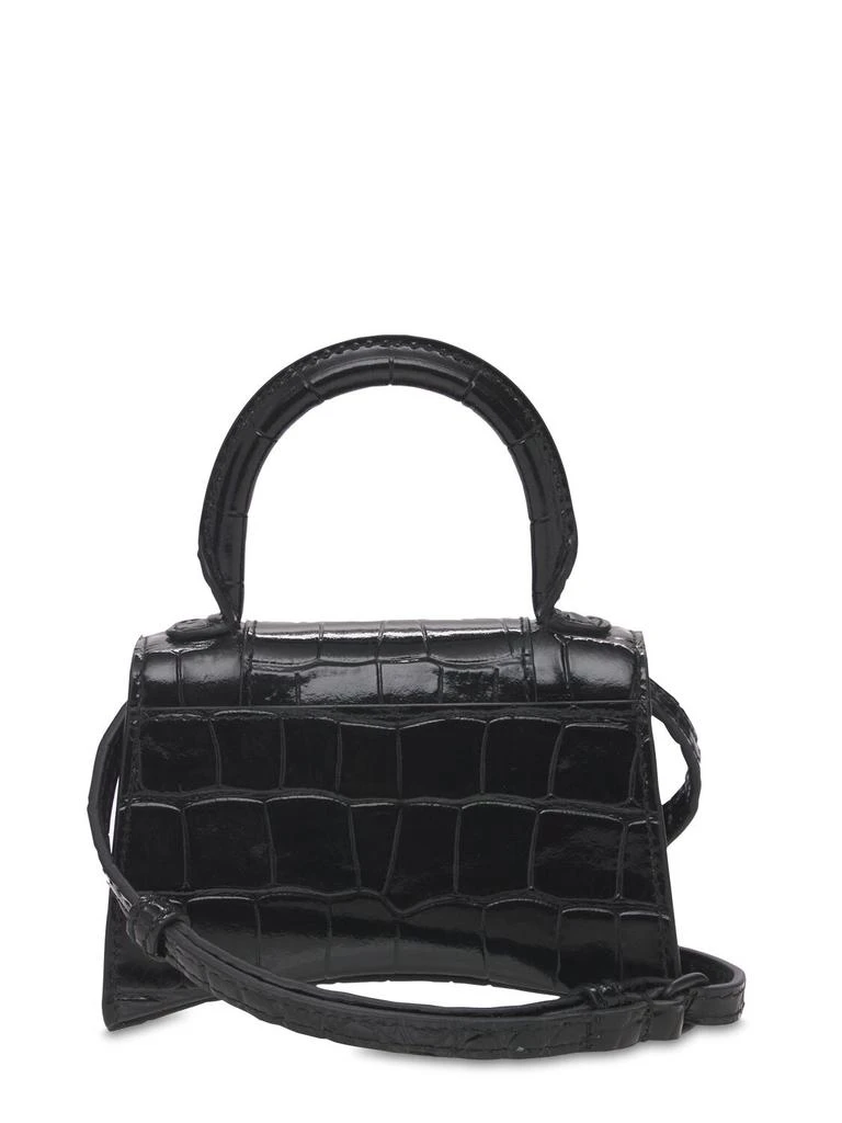 商品Balenciaga|Mini Hourglass Croc Embossed Leather Bag,价格¥9667,第5张图片详细描述