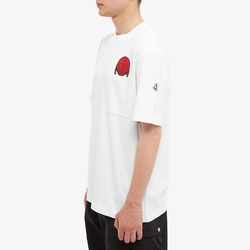 商品Moncler|Moncler x Spiderman Pocket Print Tee,价格¥2913,第2张图片详细描述