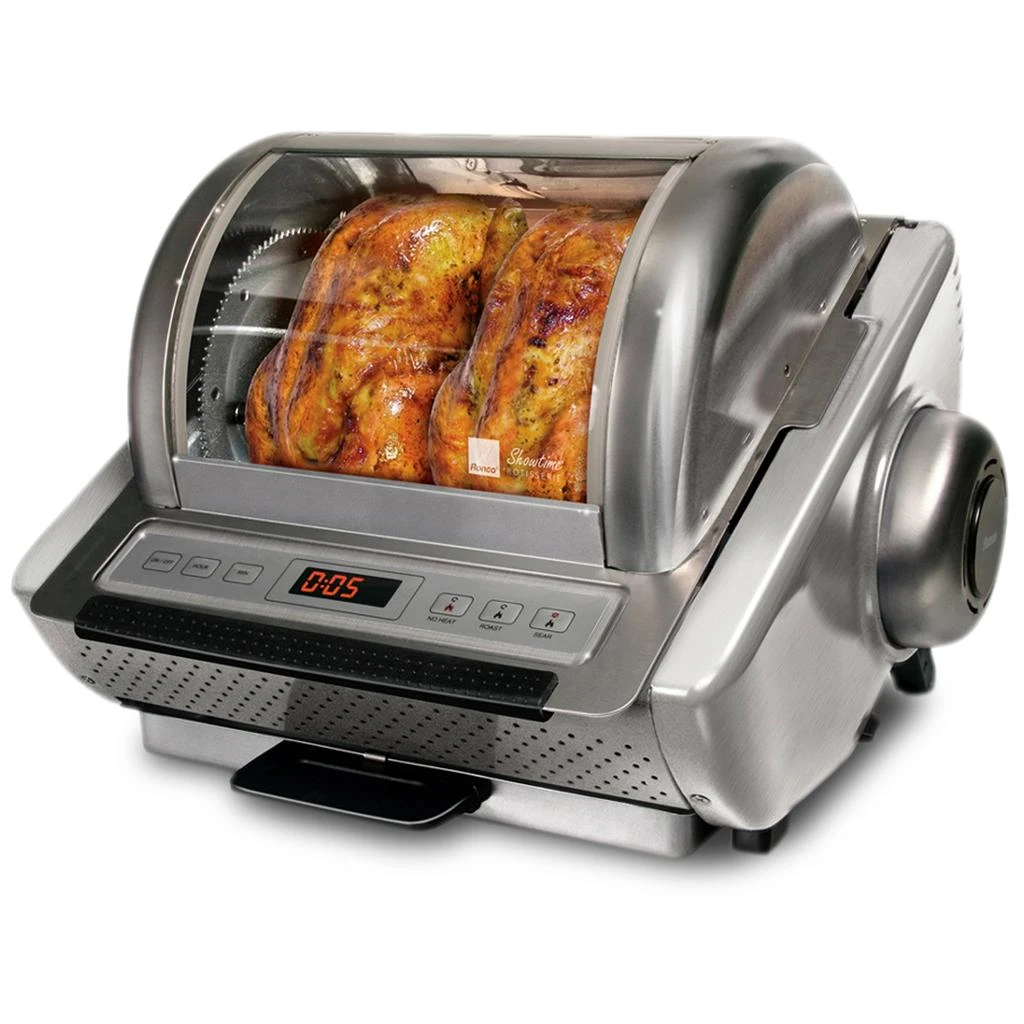 商品Ronco|Ronco EZ-Store Rotisserie Oven, Large Capacity (15lbs) Countertop Oven, Multi-Purpose Basket for Versatile Cooking,价格¥1230,第1张图片