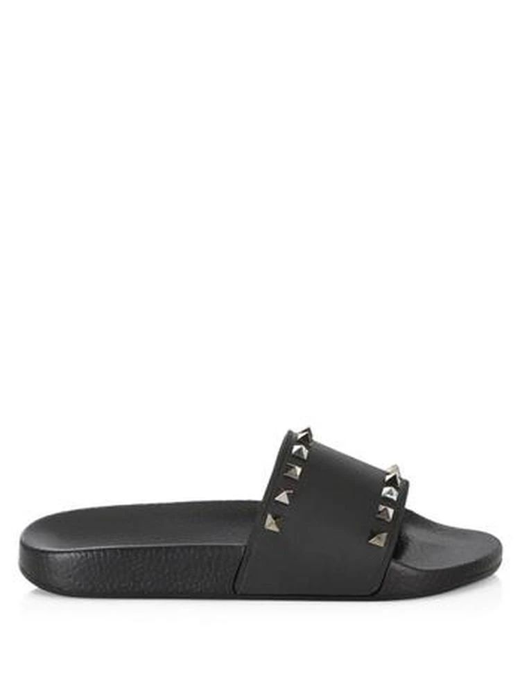 商品Valentino|Valentino - Valentino Garavani Rockstud Pool Slides,价格¥1818,第5张图片详细描述