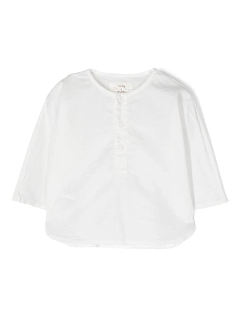 商品Teddy & Minou|Shirt With Cropped Sleeves,价格¥565,第1张图片