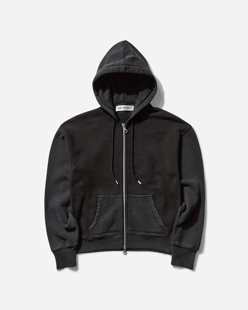 商品Our Legacy|Women's Mischief Zip Hoodie Pigment Black,价格¥3154,第1张图片